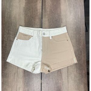 PacSun Color Block Women’s 25 Denim Short